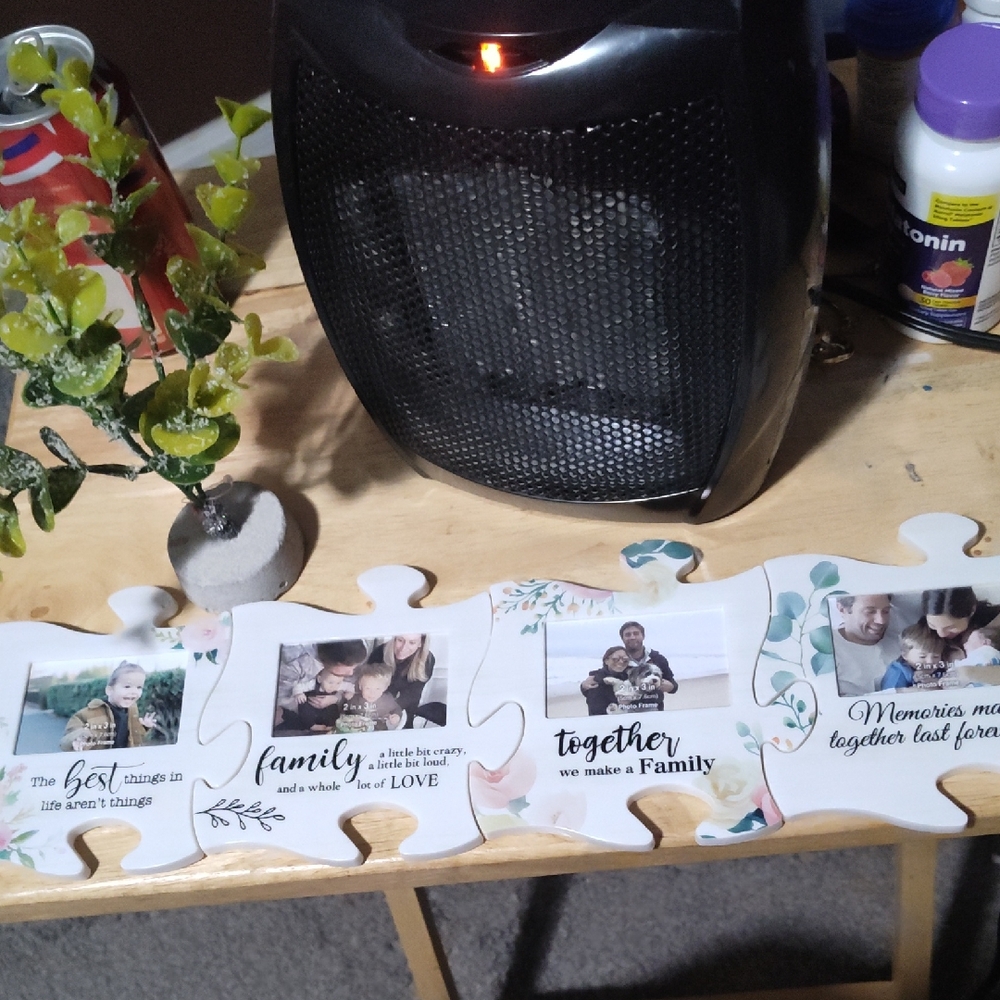 Family Puzzle Photo Frame Magnet